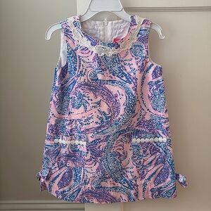 Lilly Pulitzer Coastal Blue Maybe Gator Dress